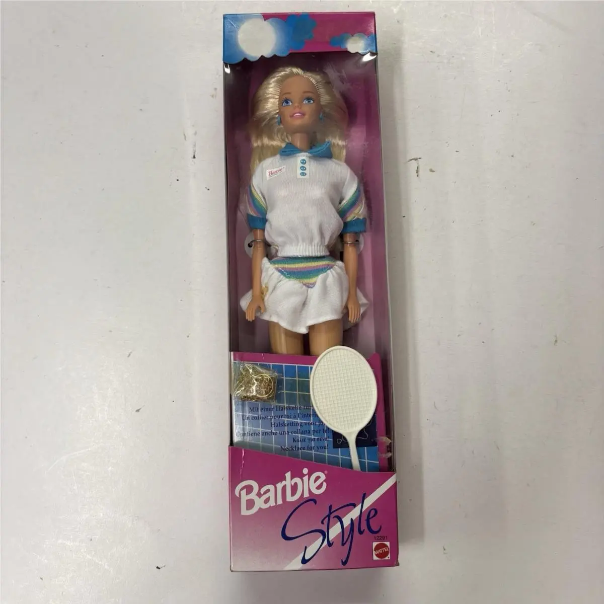 1994 Barbie Style Tennis Player Doll 12291