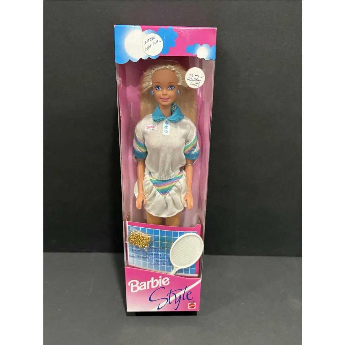 1994 Barbie Style Tennis Player 12291 Foreign Europe