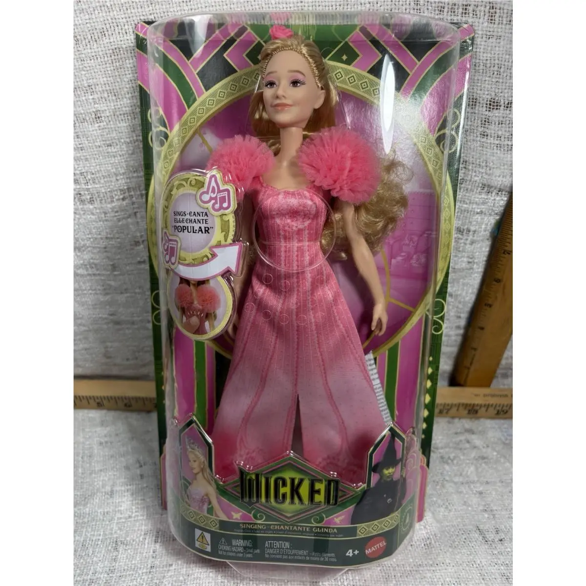 Collectible Mattel Wicked The Movie Singing Glinda Doll Url Misprint Error