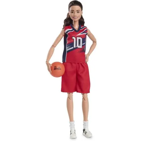 Barbie Sue Bird Doll Multicolor Fully Posable Basketball Legend with Accessories