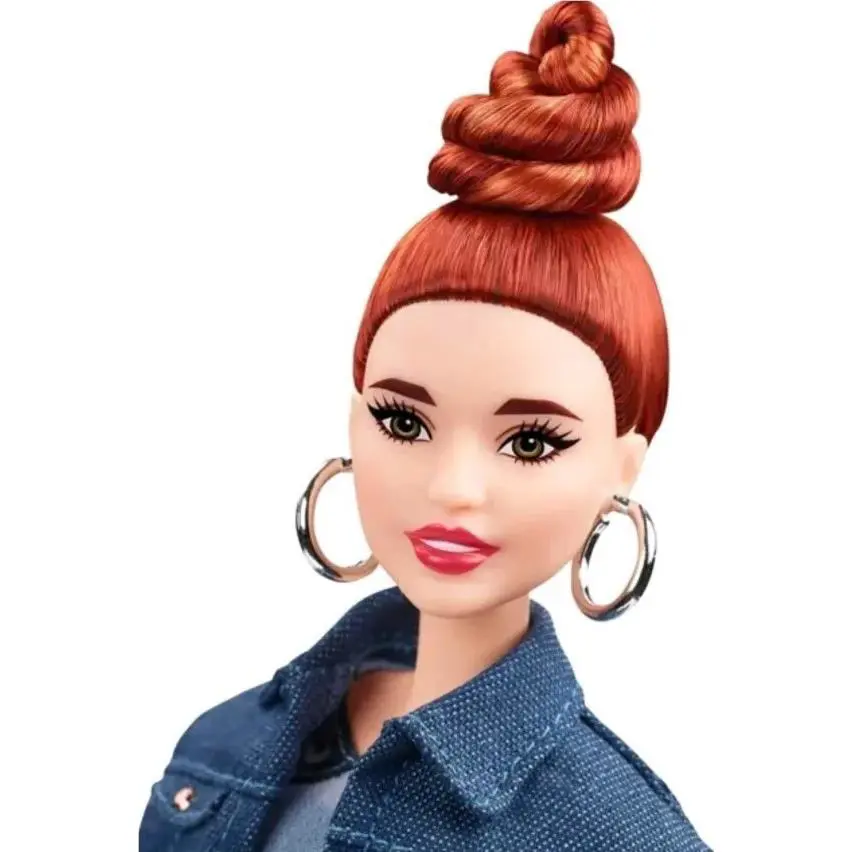 Barbie Signature Marni Senofonte Doll Red Hair Jean Jacket Black Boots FJH76
