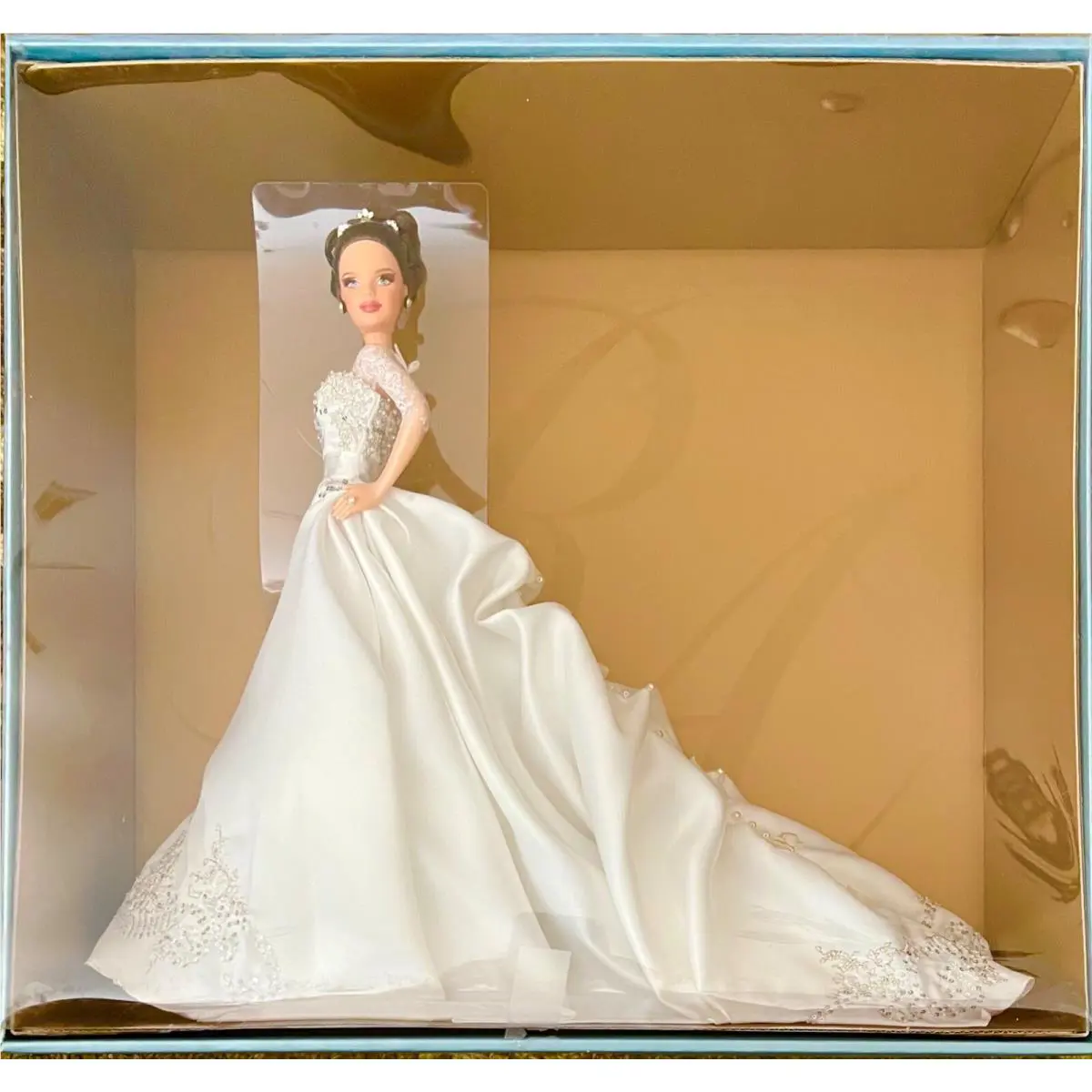Silkstone Barbie: Reem Acra Bride Gold Label 2007 K7968 Nrfb