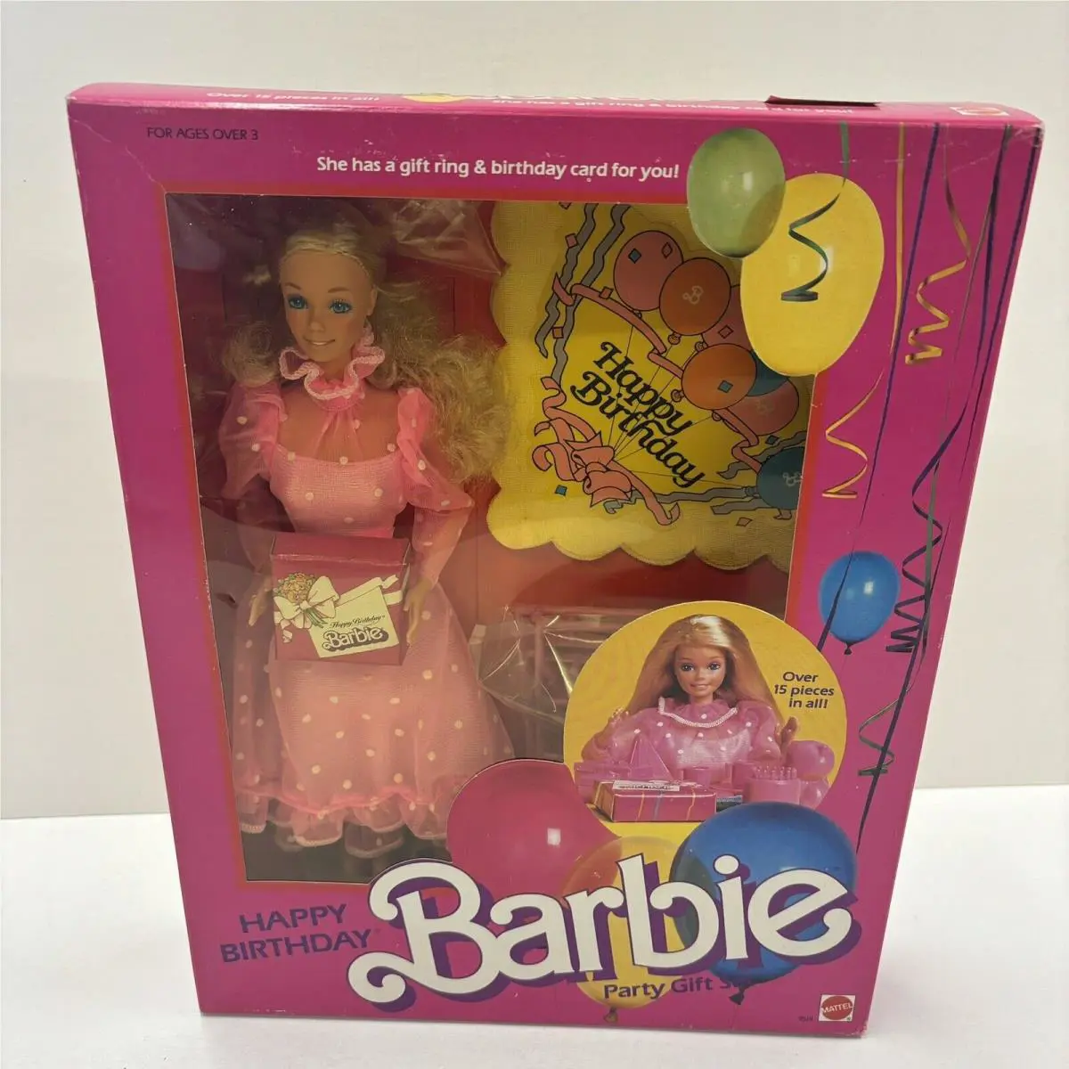 2479 Nrfb Mattel Vintage Department Store Happy Birthday Party Barbie Giftset