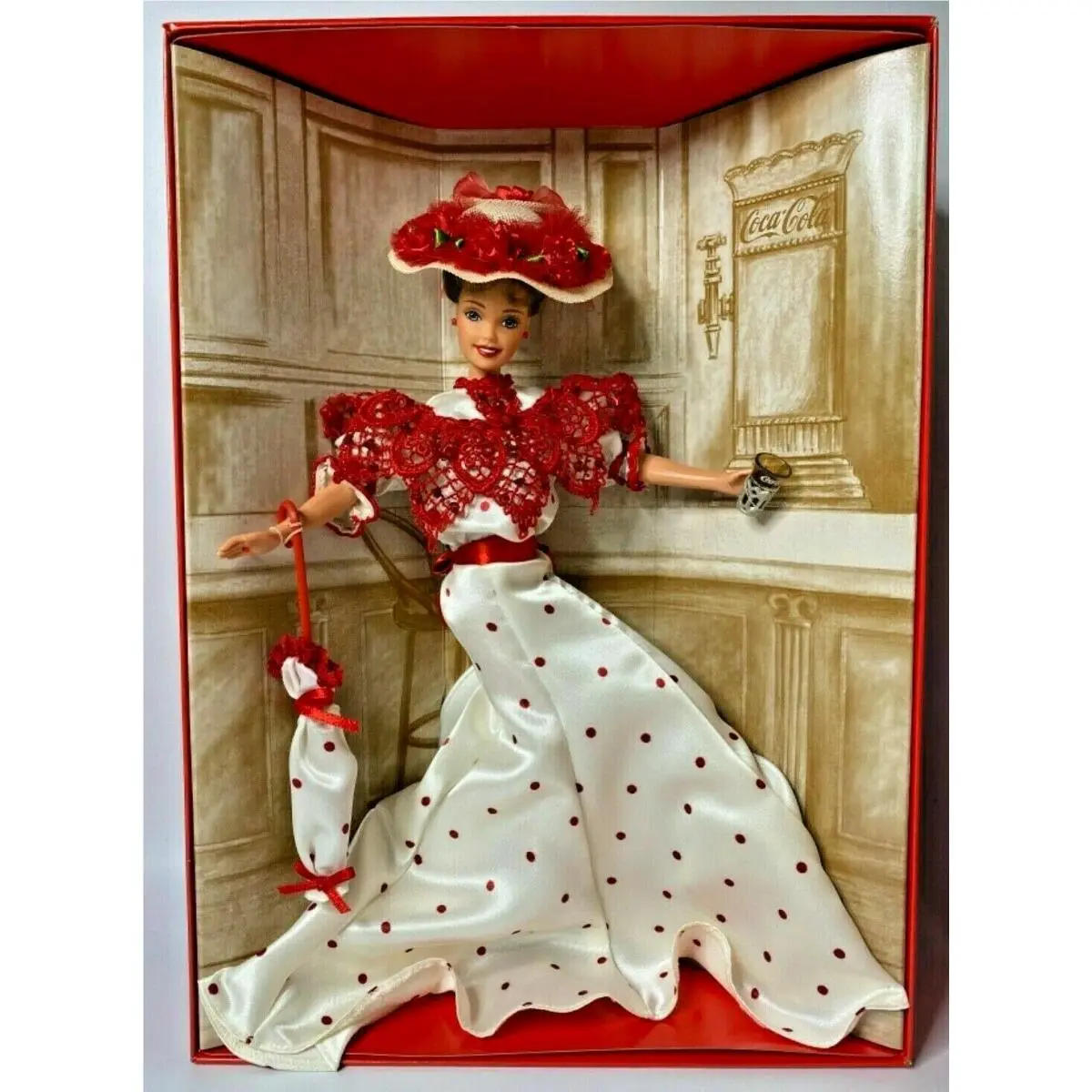 1996 Barbie Coca-cola Fashion Classic Series Soda Fountain Sweetheart 2