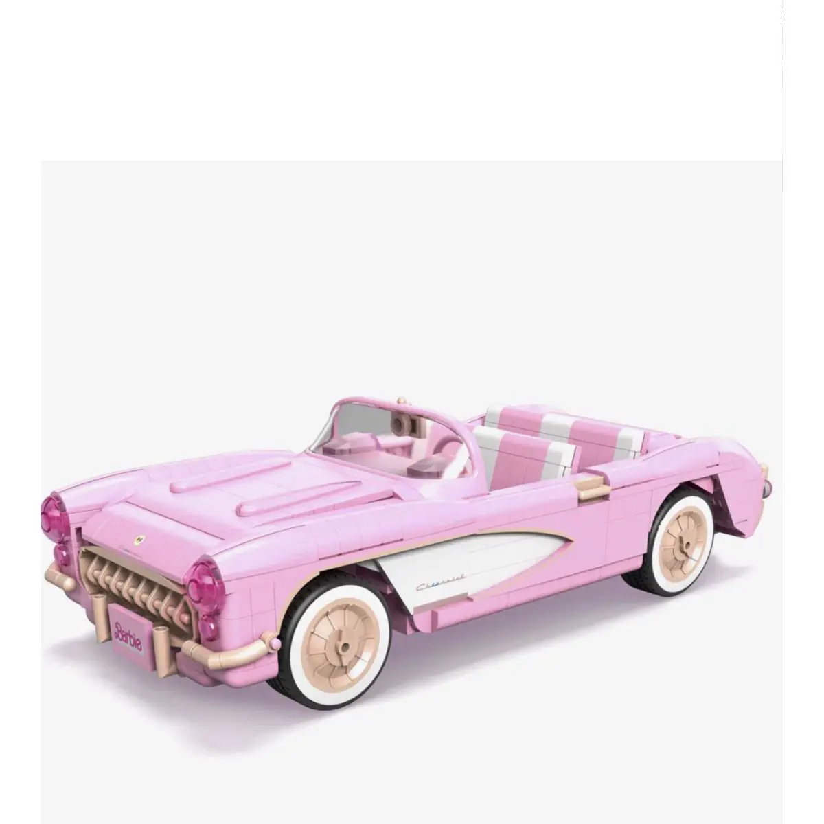 Mattel Mega Showcase Barbie The Movie `56 Corvette Stingray Building Kit - Nrfb