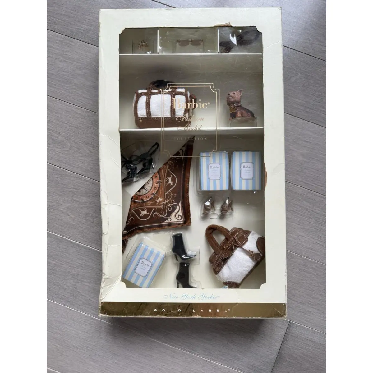 See AD Barbie Fashion Model York Yorkie Accessory Pack Gold Label
