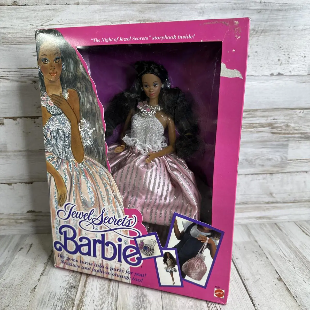 Jewel Secrets African American Barbie Doll 1986 Mattel 1756 Nrfb