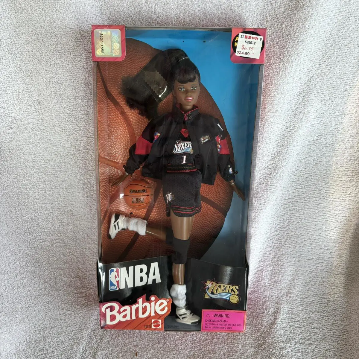 Nba Barbie Philadelphia 76ers African American 1998 Never Opened