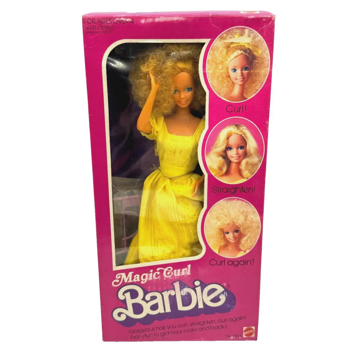 BK Barbie Doll 1981 Magic Curl Vintage 3856