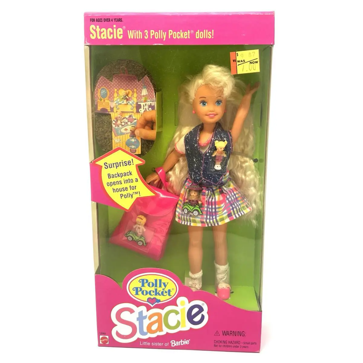 Vintage 1994 Polly Pocket Stacie Doll by Mattel