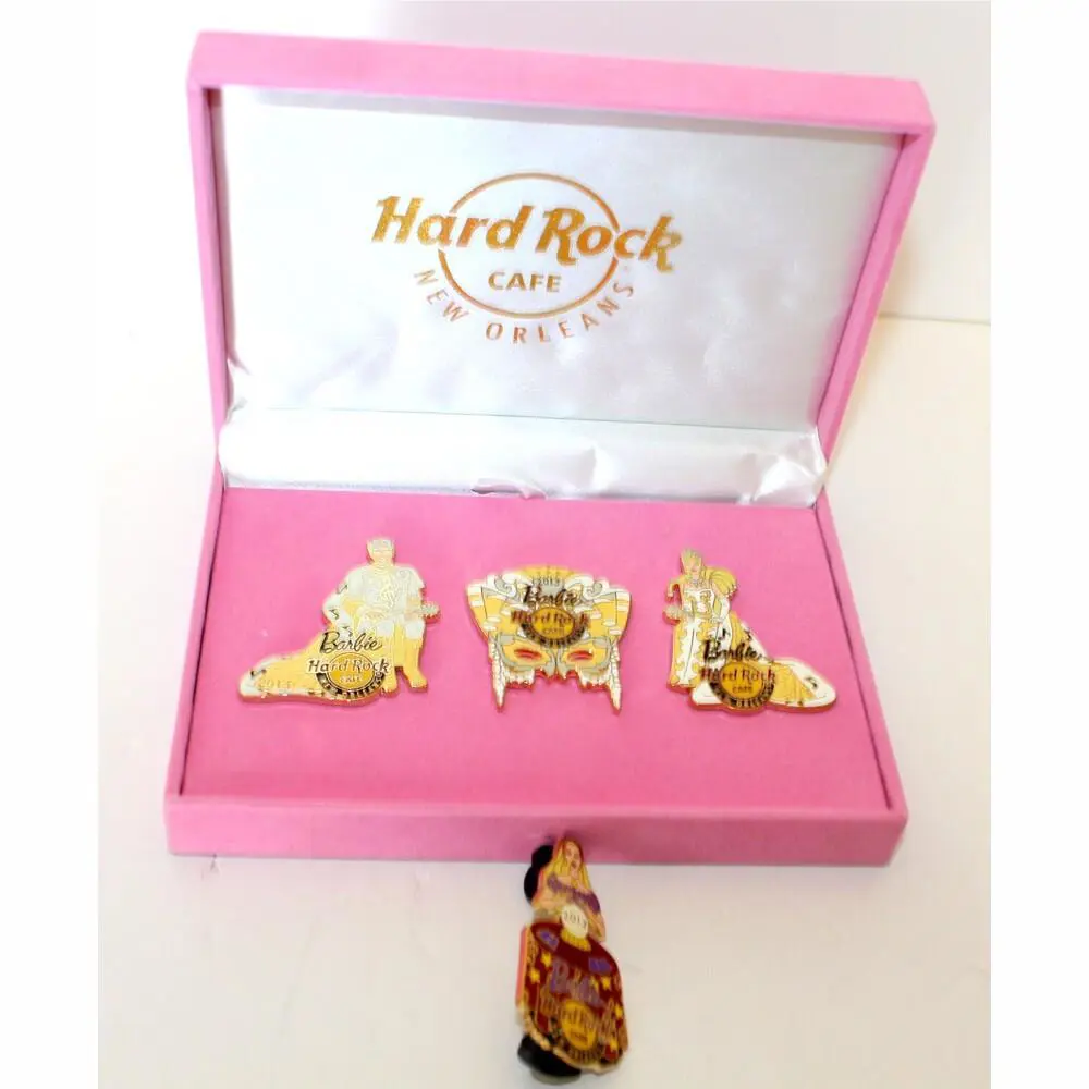 4 Barbie 2013 Orleans Hard Rock Pins