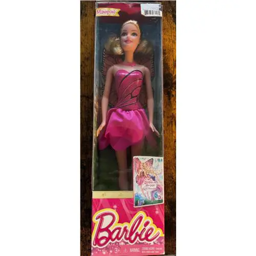 Barbie Doll Mariposa The Fairy Princess Pink Butterfly 2013
