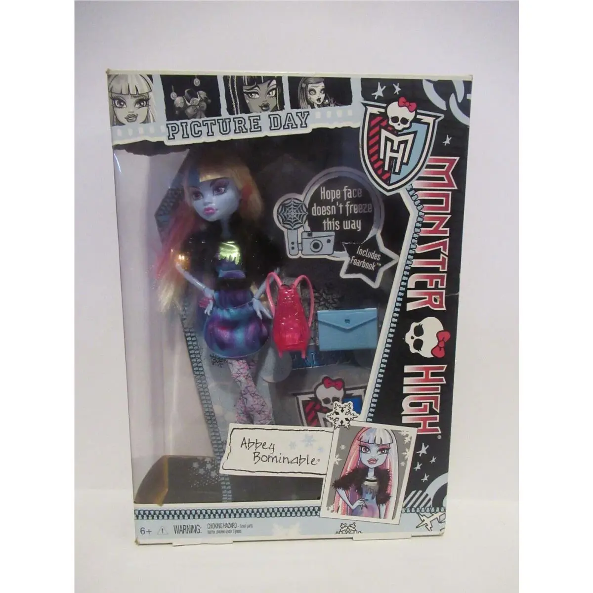 Monster High Picture Day Abbey Bominable Doll Mattel 2012 New/sealed