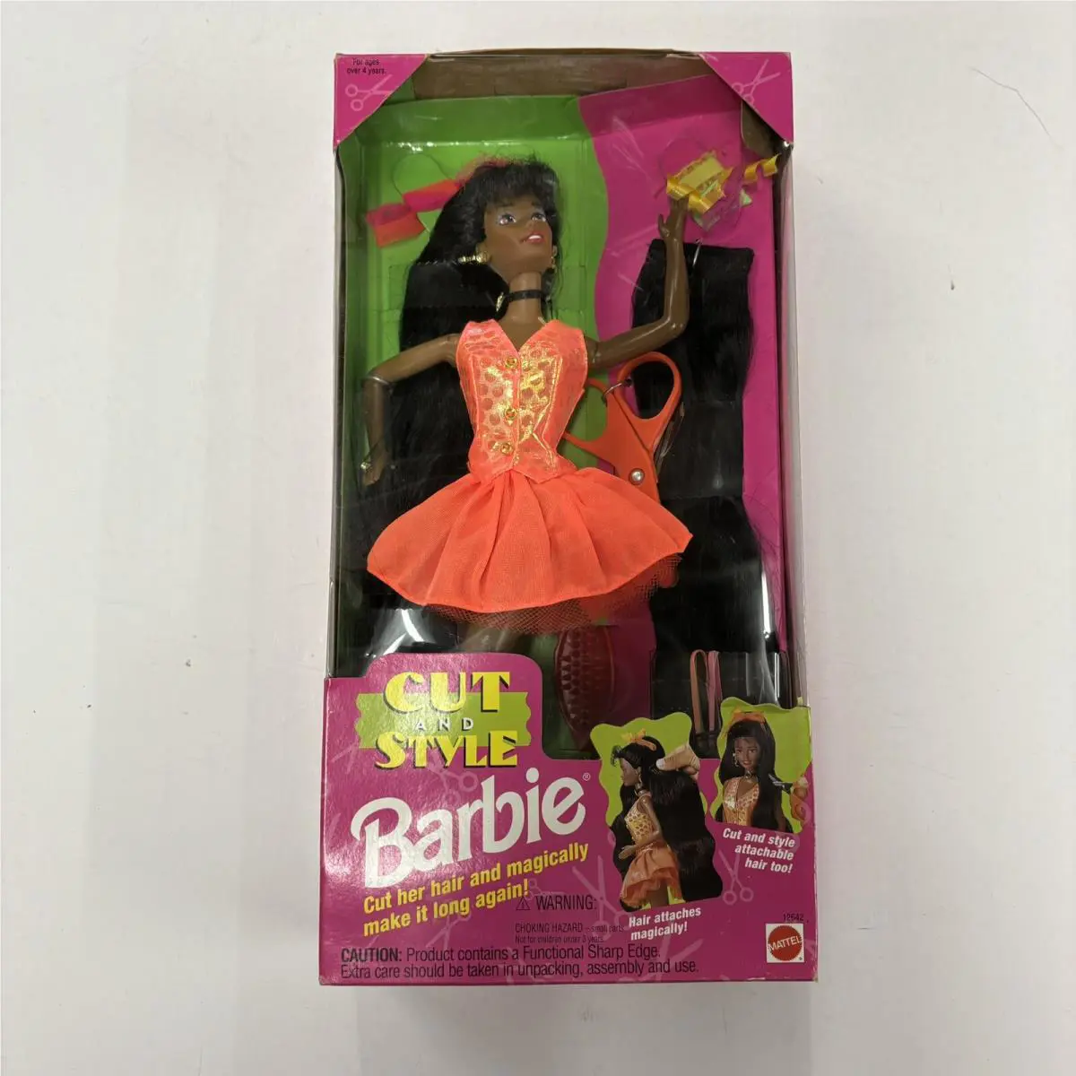 1994 Rare Cut and Style Barbie African American Black Doll Mattel