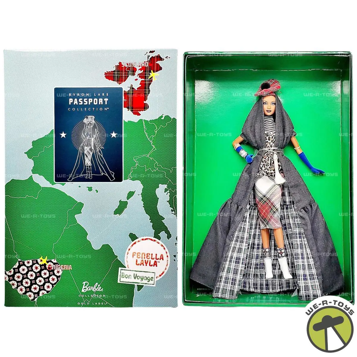 Byron Lars Fenella Layla African American Barbie Doll 2011 Mattel V0455