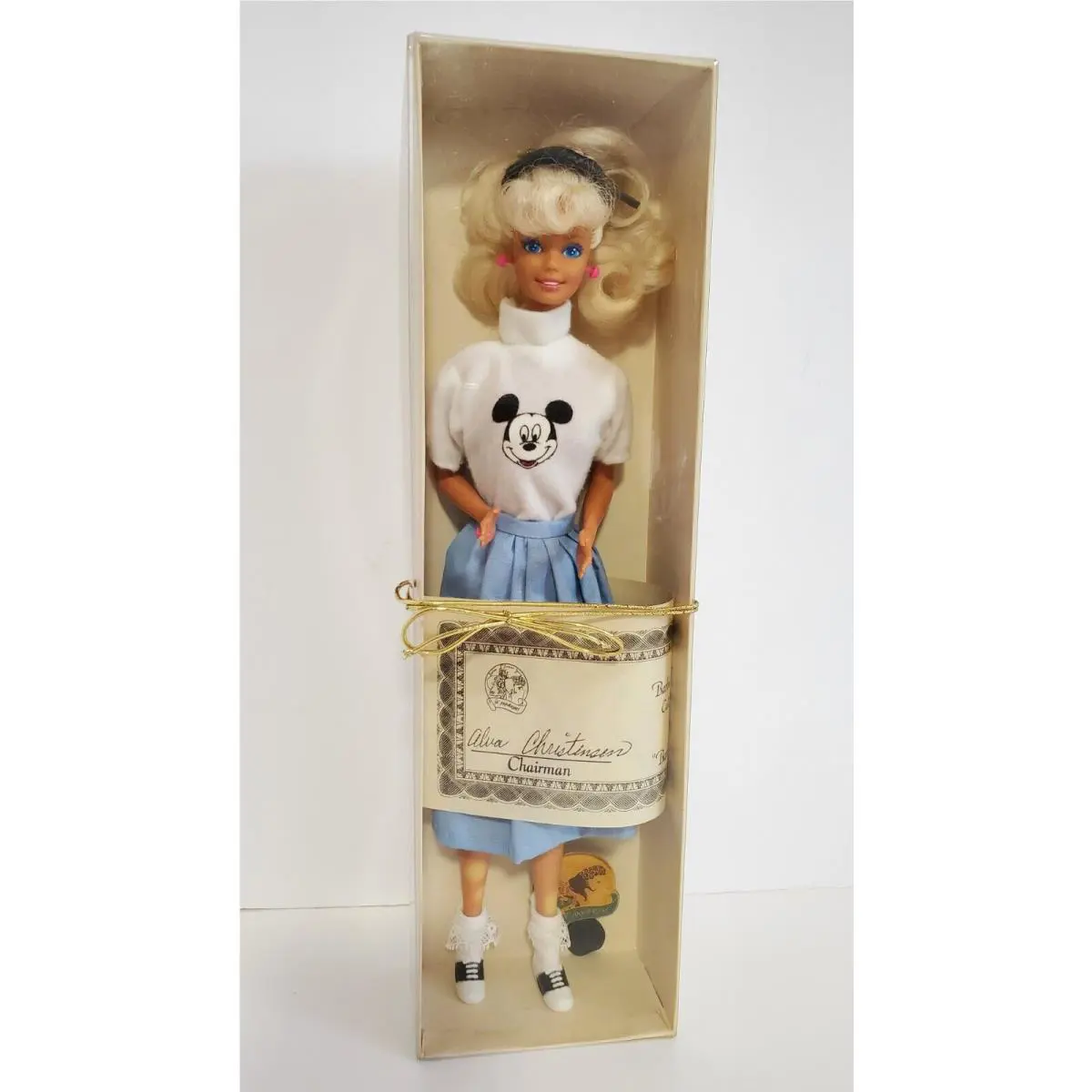 1989 National Barbie Convention California Barbie Mousketeer Ltd 387 of 500
