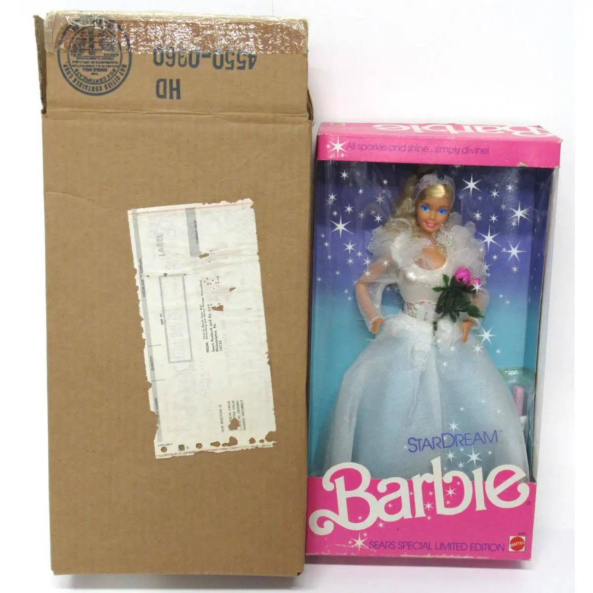 Mattel 4550 Star Dream Barbie Sears Special Limited Edition 1987 W/ Shipper