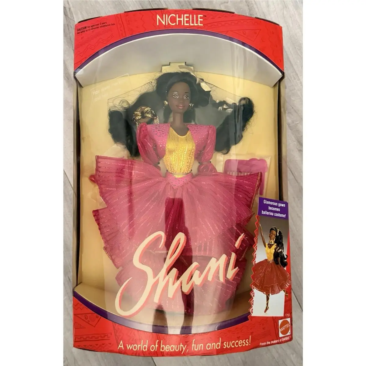 Nichelle - Friend of Shani Doll - Mattel 1751 African Amer. Barbie Doll