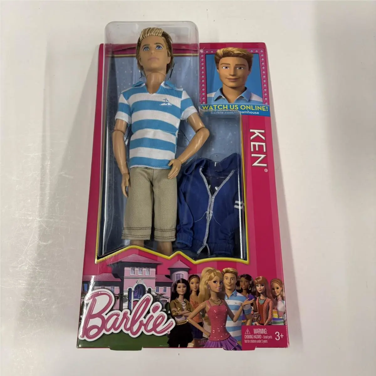 Barbie Life In The Dreamhouse Hard to Find Ken Doll Mattel 2012 BFW77
