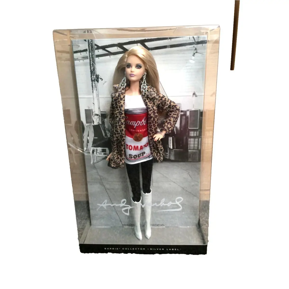 Andy Warhol Campbell’s Soup Barbie Silver Label Collection 2015 Limited 25 000
