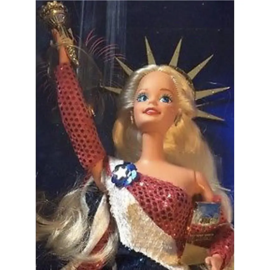 Barbie: Statue OF Liberty - Fao Schwarz American Beauties 1995 14664 Nrfb