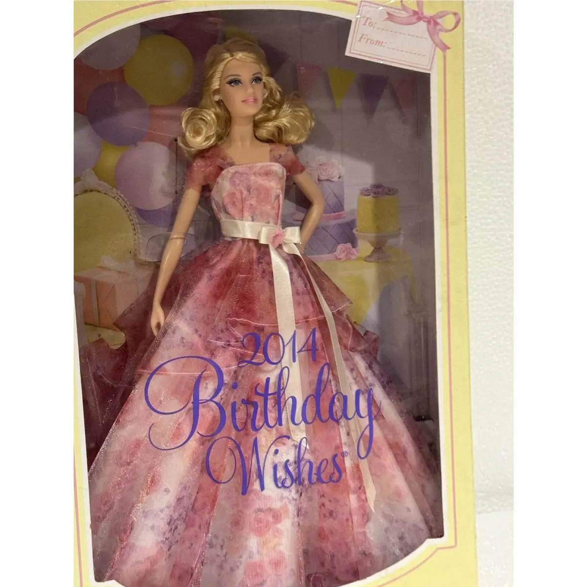 2014 Birthday Wishes Barbie Doll Collector BCP64 Mattel 2013