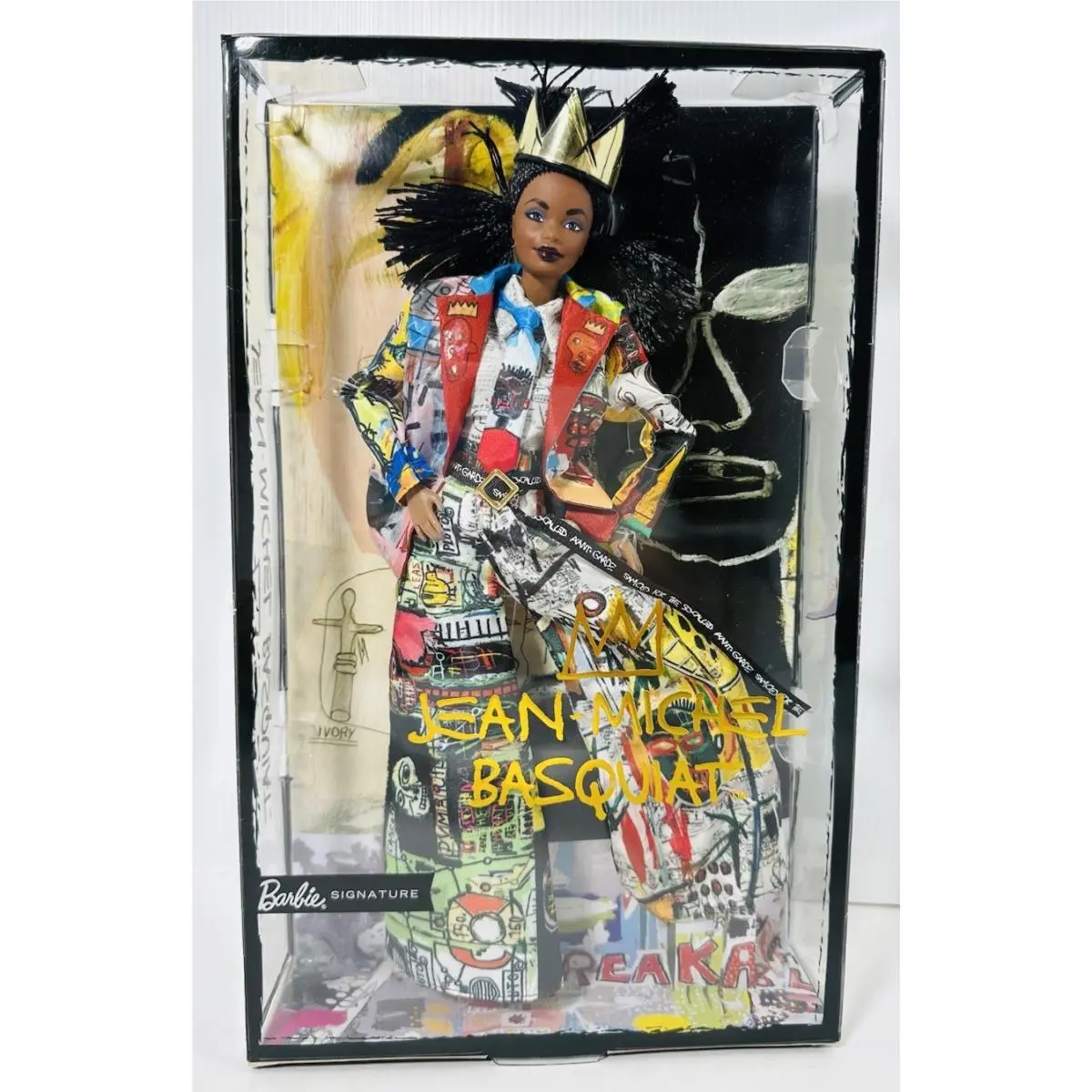 Barbie Signature Jean Michel Basquiat Doll Mattel Collectible GHT53