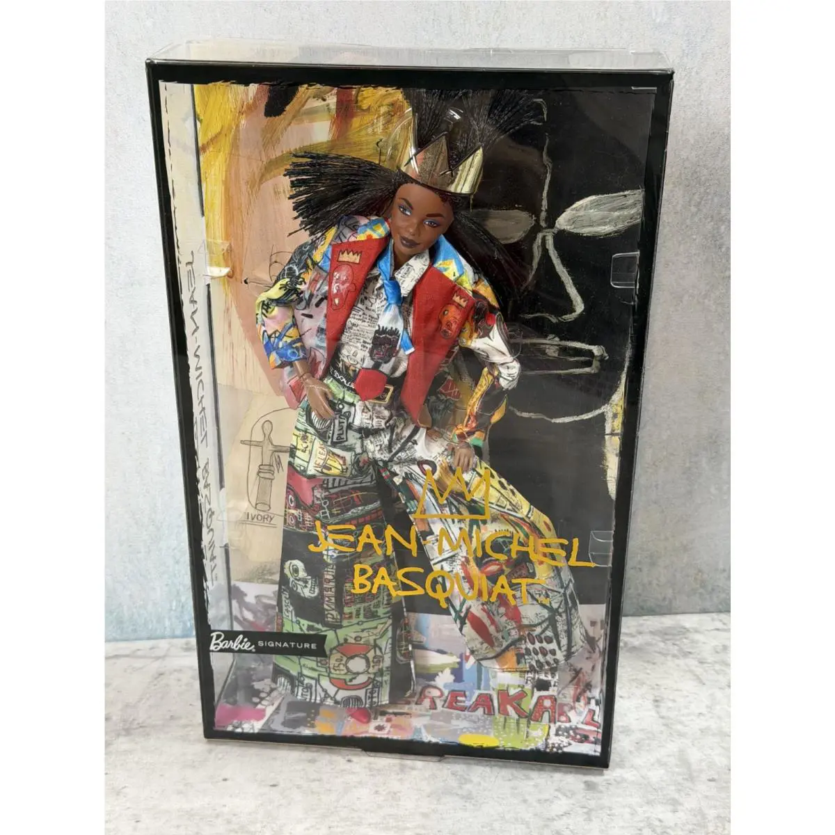 Barbie Signature Jean Michel Basquiat Doll Mattel Collectible GHT53 Gold Label