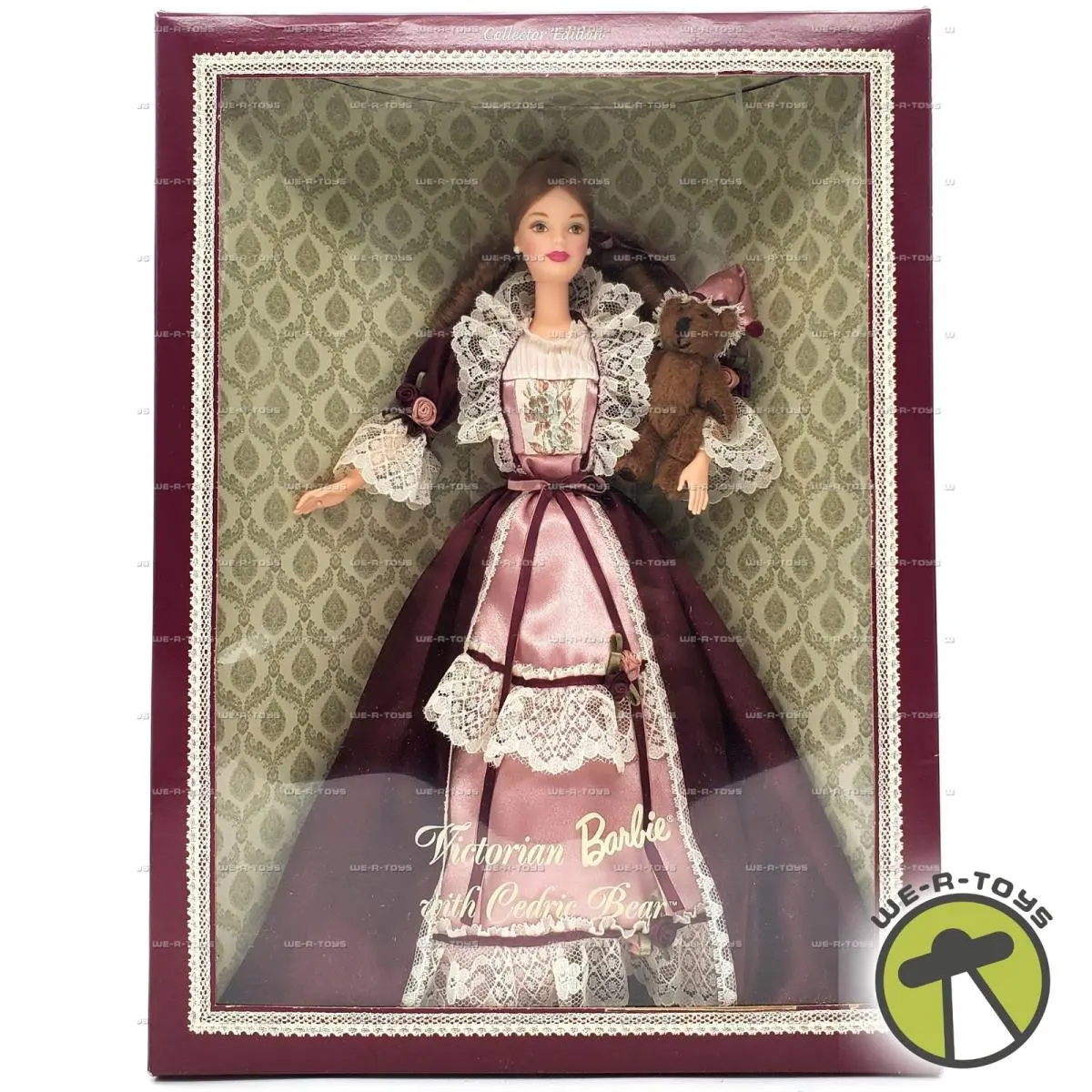 Victorian Barbie Doll with Cedric Bear Collector Edition 1999 Mattel 25526