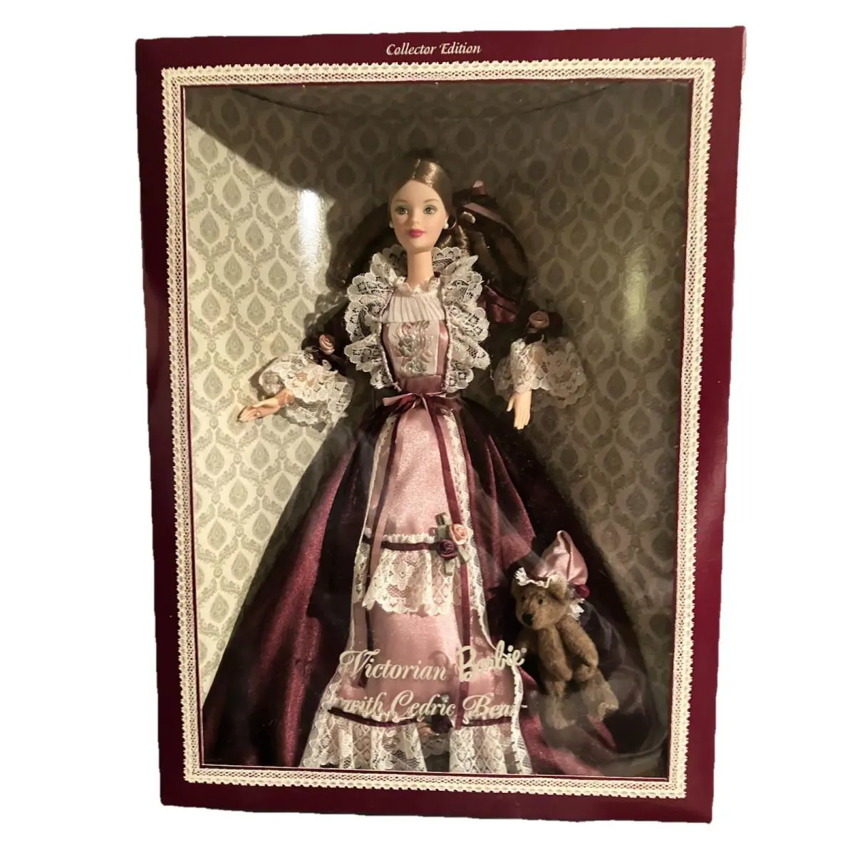 Victorian Barbie with Cedric Bear 1999 Mattel Collector Edition Fashion Doll
