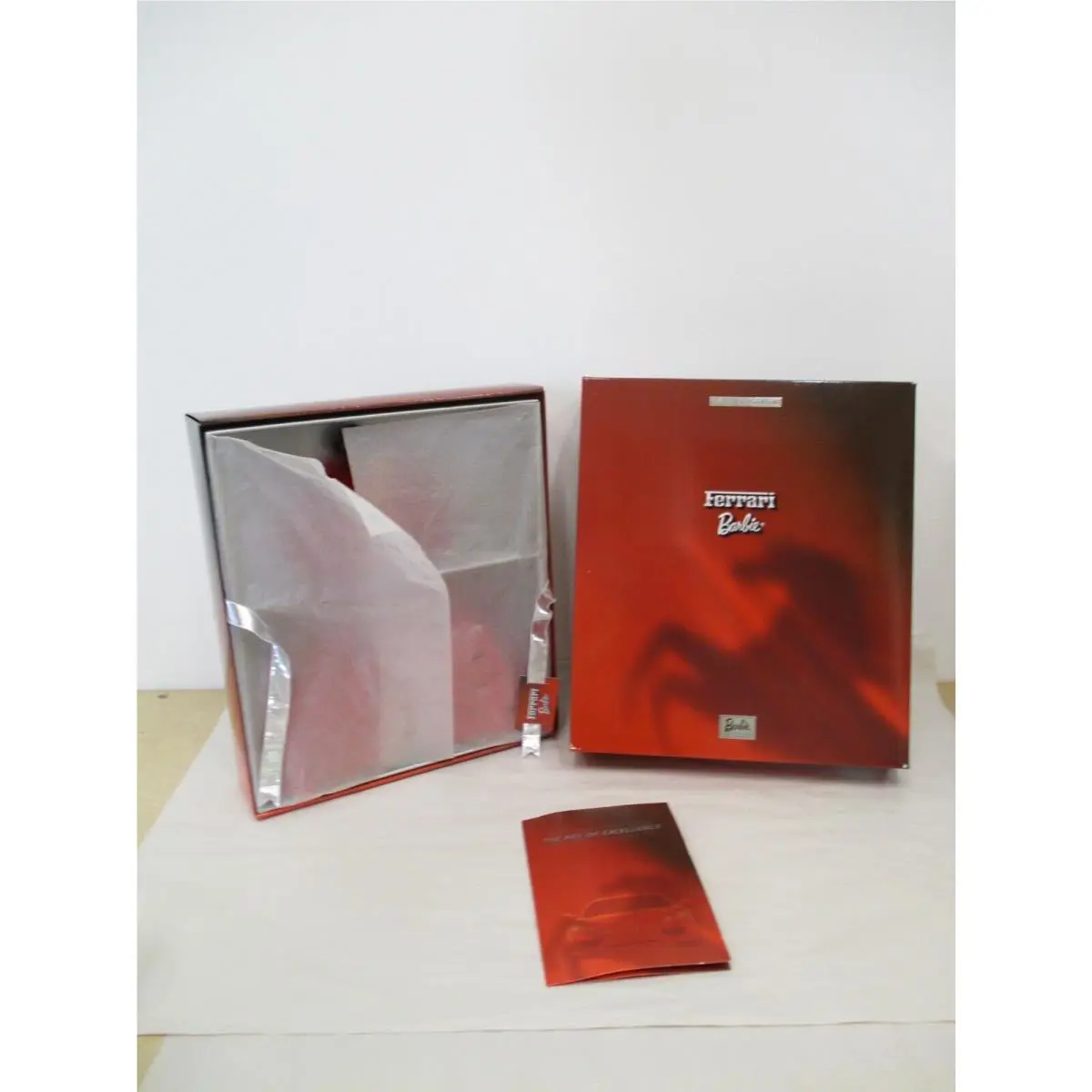 Vintage Mattel Barbie 2000 Ferrari Barbie Collectible Red Gown