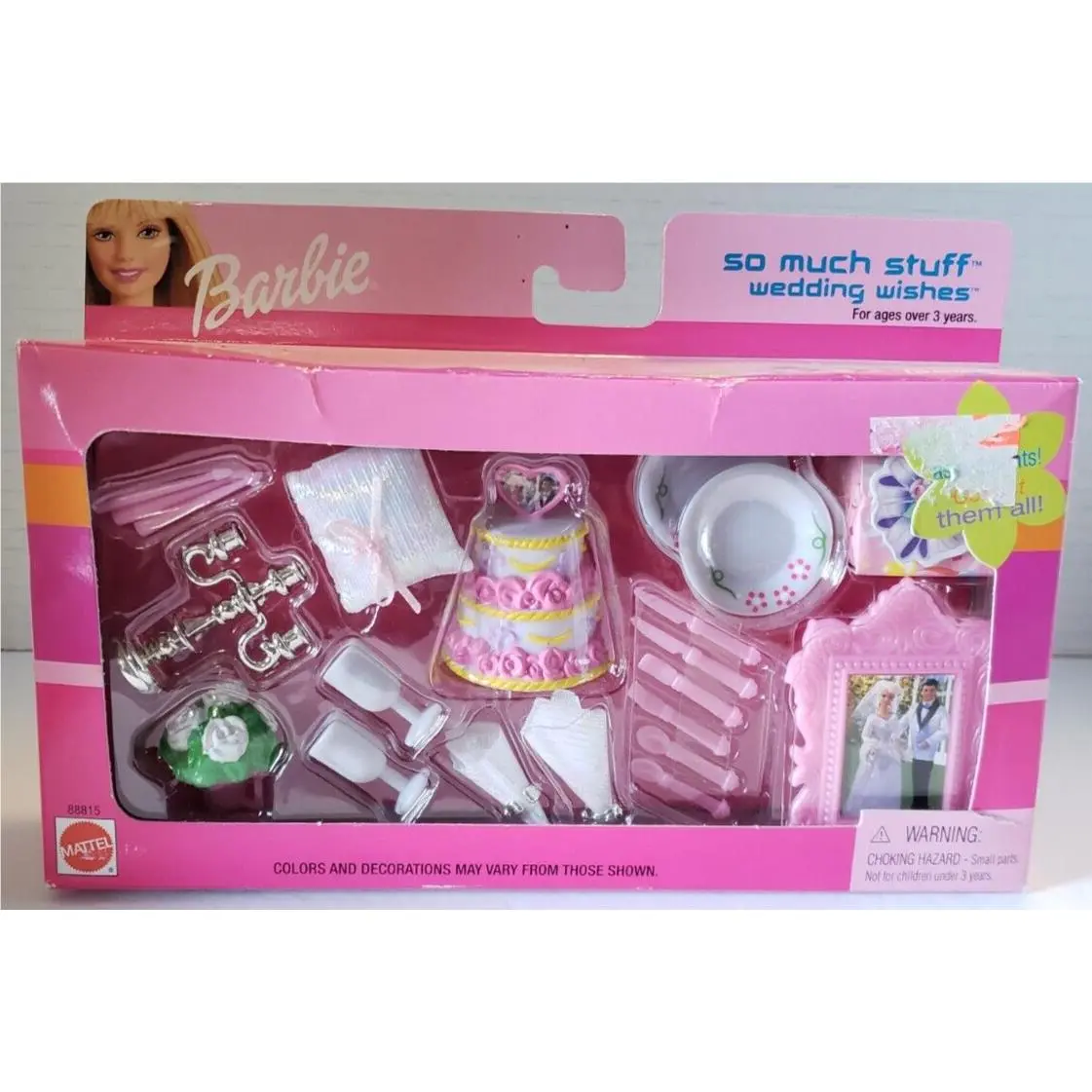 Barbie So Much Stuff Wedding Wishes Accessory Set Mattel 2001 88815