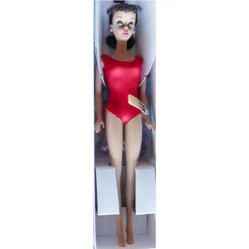 Let`s Play Barbie Ponytail Brunette X3122 Repro Doll W3505 2011 Nrfb