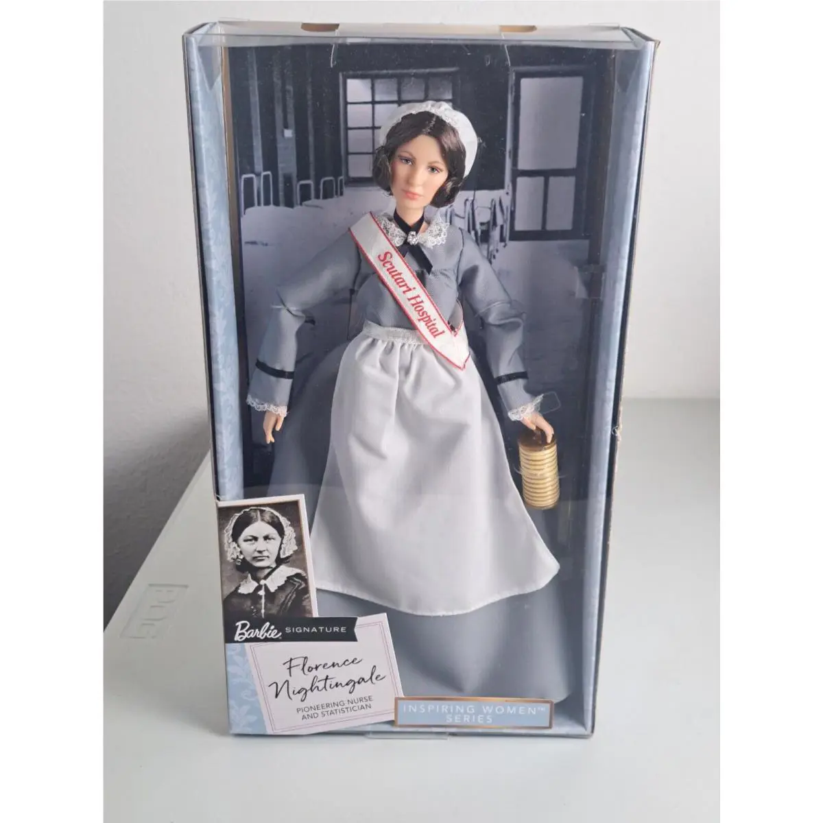Barbie Florence Nightingale Nurse Inspiring Women Collector Doll- Mattel