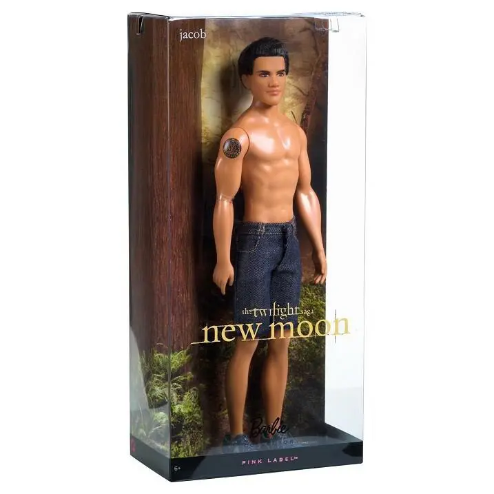 Twilight Saga Moon Jacob Black Barbie Pink Label Collector Doll