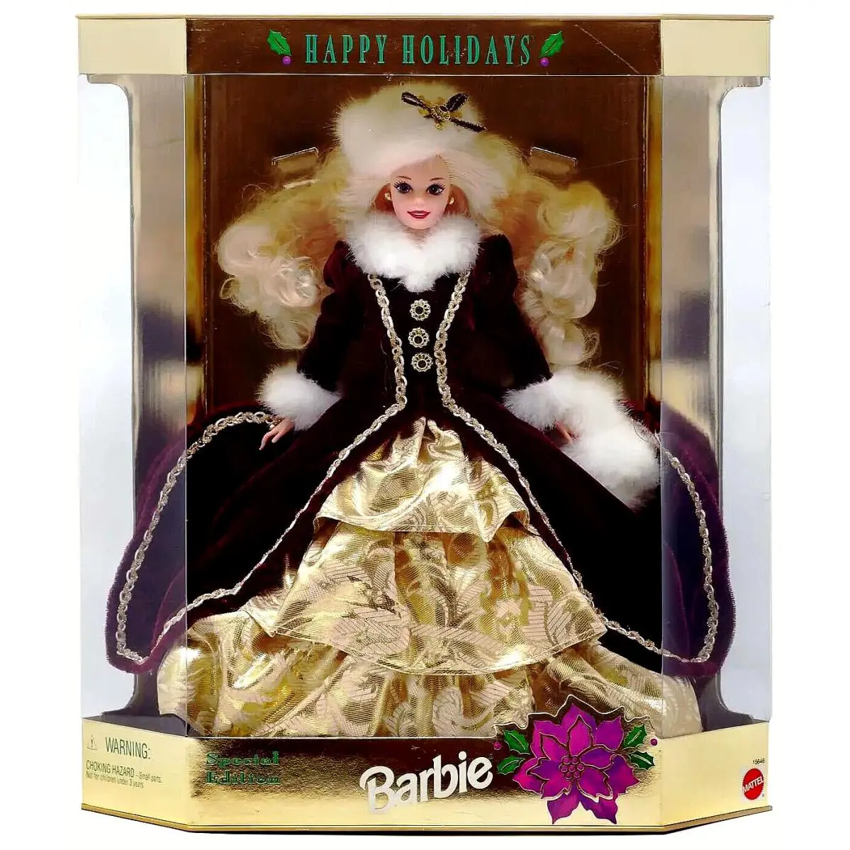 Vtg. Barbie 1996 Happy Holidays Special Christmas Edition Mint