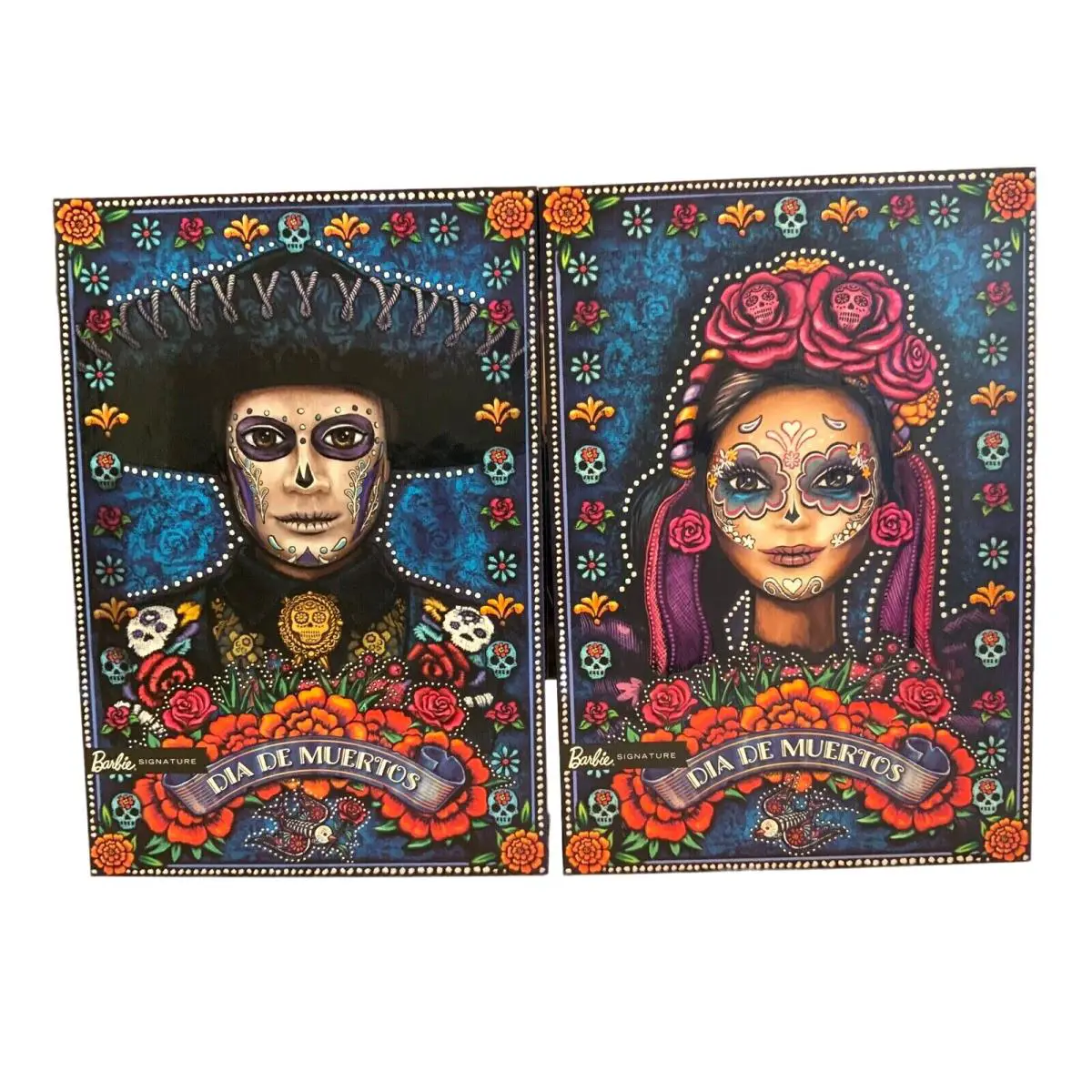 Mattel Barbie Ken Dia De Los Muertos Day of The Dead Collectors Dolls 2022