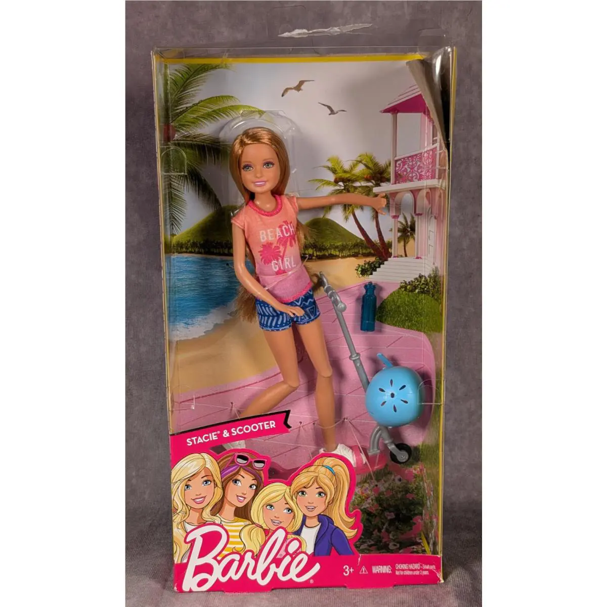 Barbie Stacie Scooter DVX57 w/ Box Damage