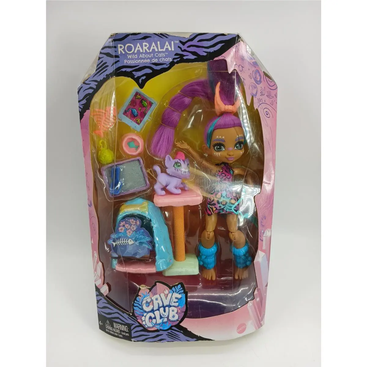 Cave Club Fashion Doll Roaralai Wild About Cats Dinosaur Prehistoric Toys