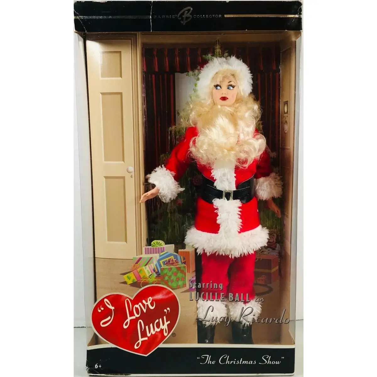 Barbie Collector I Love Lucy The Christmas Show Lucy Doll 2006 Mattel K4558