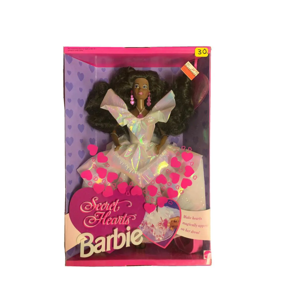 Vintage Barbie Mattel Secret Hearts African American Barbie Doll 3836