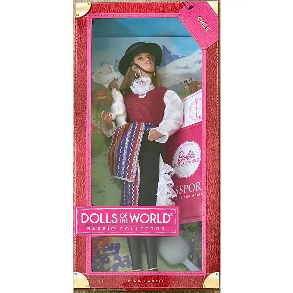 Barbie Dotw: Chili Passport Pink Label 2011 W3494 Nrfb