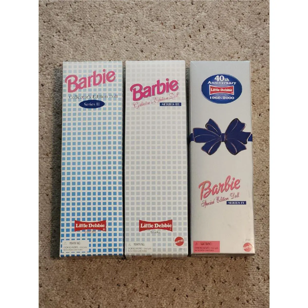 Barbie Vintage Little Debbie Collector’s Edition Series II Iii IV - Nrfb