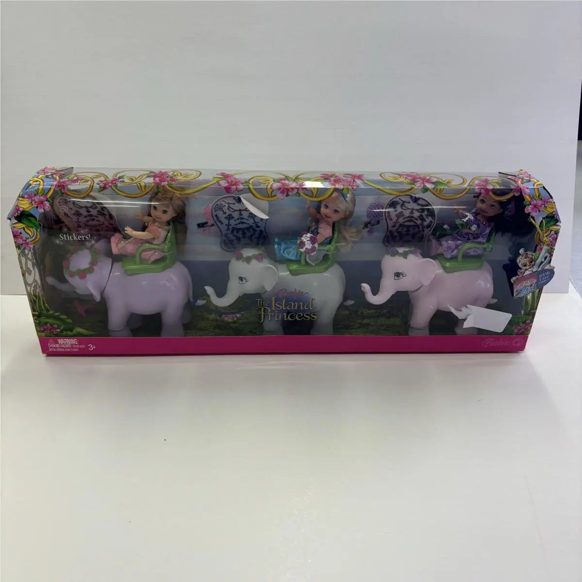 2007 Mattel Barbie Kelly The Island Princess Elephant Trio Toys R US Exclusive