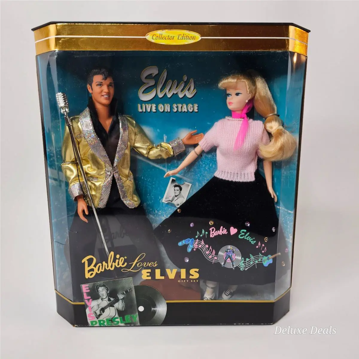 Barbie Loves Elvis Presley Gift Set Collector Edition Mattel 17450 1996