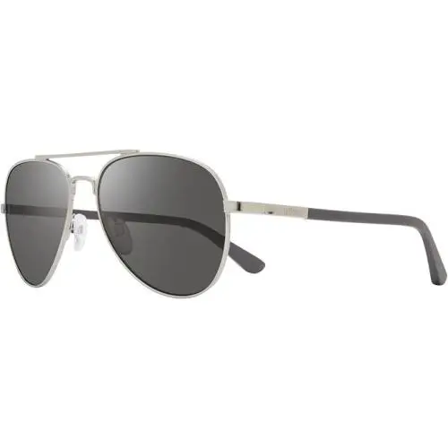 Revo Sunglasses Raconteur 2 Chrome Silver Frame / Aviator Polarized Gray Lens
