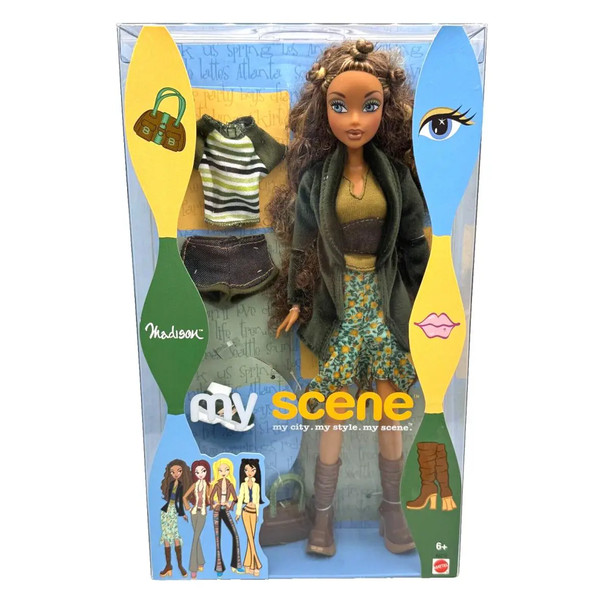 BK Barbie Doll 2003 MY Scene Madison Black AA B3215