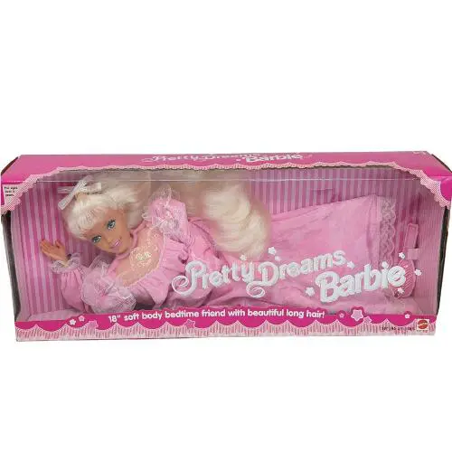 Vintage 1995 Pretty Dreams Barbie Doll IN Box Mattel 13611 Nos
