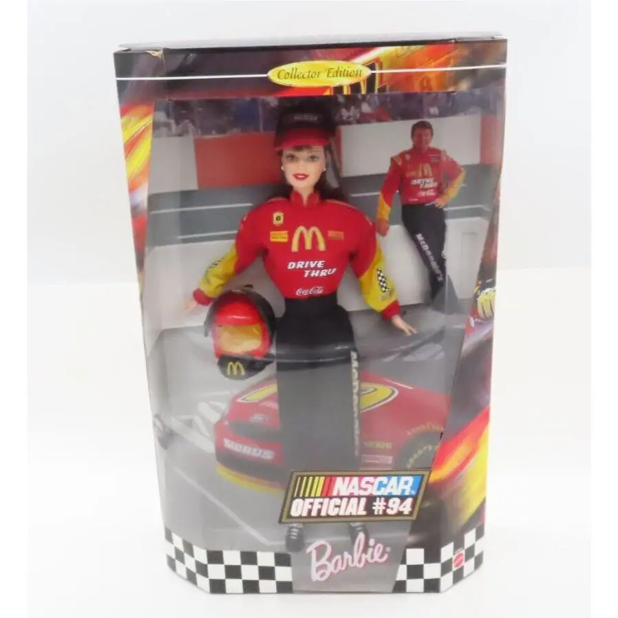 Nascar Official 94 Mcdonald`s Barbie Doll 1999 Mattel 22954 Collector Edition