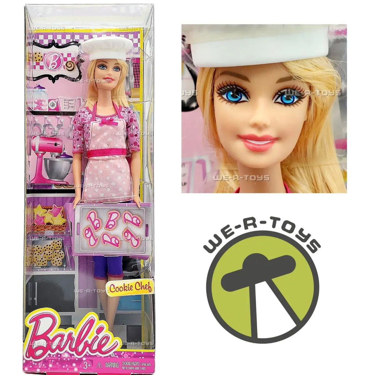 Barbie Careers Cookie Chef Doll 2013 Mattel BDT28
